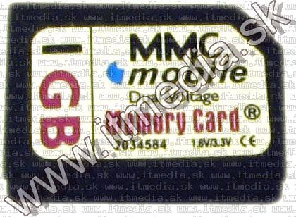 Image of Bulk MMC Mobile card 1GB Dual Voltage (IT3350)